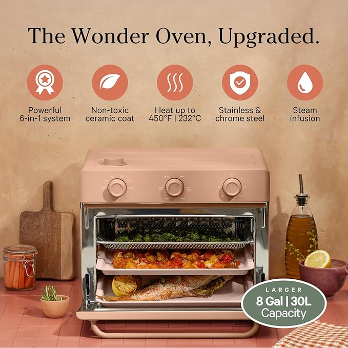Our Place Large Wonder Oven | 6-in-1 Stainless Steel Air Fryer Toaster Oven - Image 2