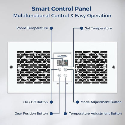 ALORAIR Room to Room Fan with Remote Control, Through Wall Ventilation Fan with - Image 5