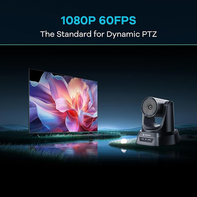 TONGVEO 3X Optical Zoom PTZ Camera AI Auto-Tracking HDMI USB 3.0 1080P 60fps - Image 5