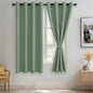 JIUZHEN Light Sage Blackout Curtains by JIUZHEN
