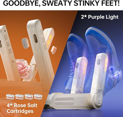 Boot Dryer, Shoe Dryer for Work Boots and Gloves, 4 Tubes - Image 3