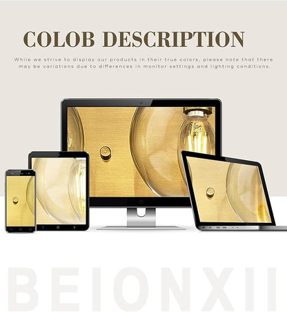 Beionxii 4-Light Bathroom Vanity Light Fixtures, 3 Light Brushed Gold Bathroom - Image 8