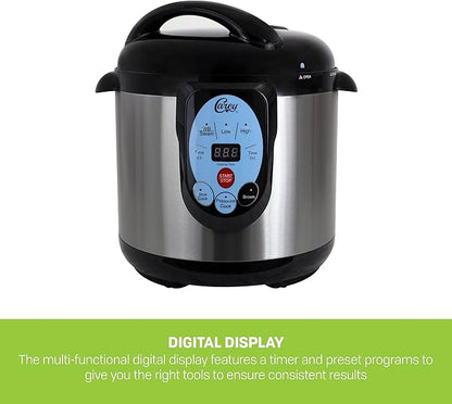 CAREY DPC-9SS Smart Electric Pressure Cooker and Canner, Stainless Steel - Image 5