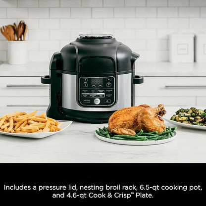 Ninja Foodi 10-in-1 Pressure Cooker & Air Fryer Combo, 6.5 Qt Stainless Steel - Image 3