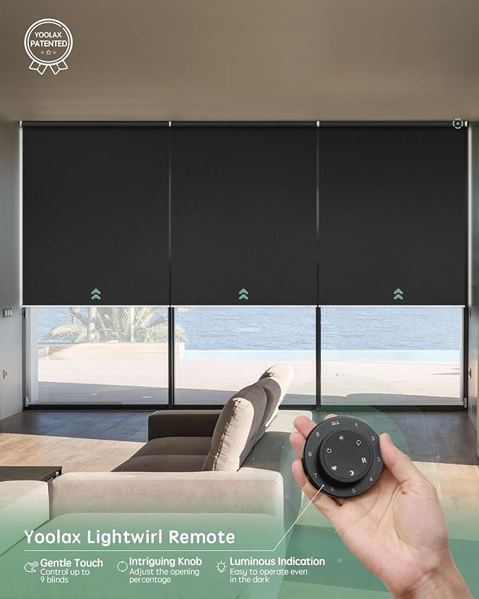 Yoolax Smart Coupled Roller Shades Compatible - Image 4