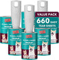 MEIQIHOME Lint Rollers for Pet Hair Extra Sticky, 660 Sheets Value Set Lint by MEIQIHOME