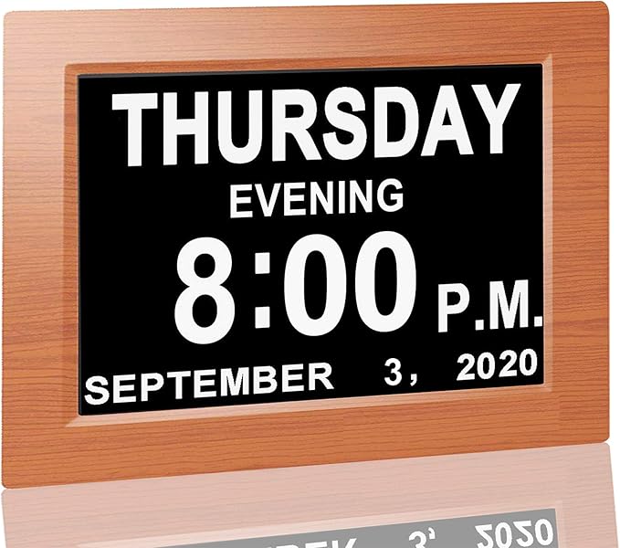 JALL 【New 2024】 Digital Calendar Alarm Day Clock - by JALL