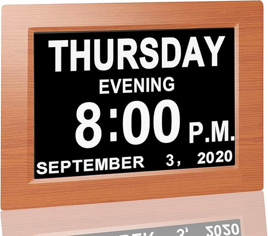 JALL 【New 2024】 Digital Calendar Alarm Day Clock - by JALL