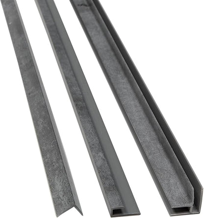 Palisade 78in x 60in x 32in Waterproof Vinyl Shower Surround Kit - Image 8