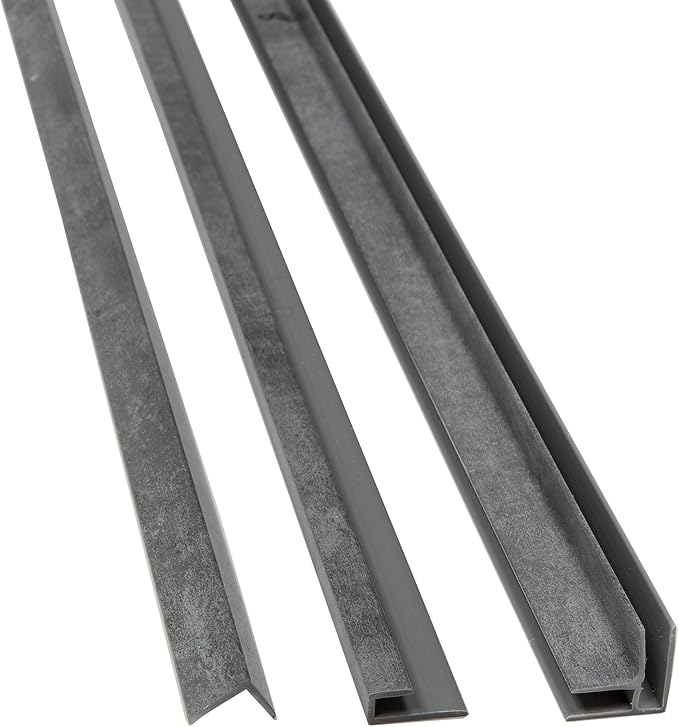 Palisade 78in x 60in x 30in Waterproof Vinyl Shower Surround Kit - Image 8