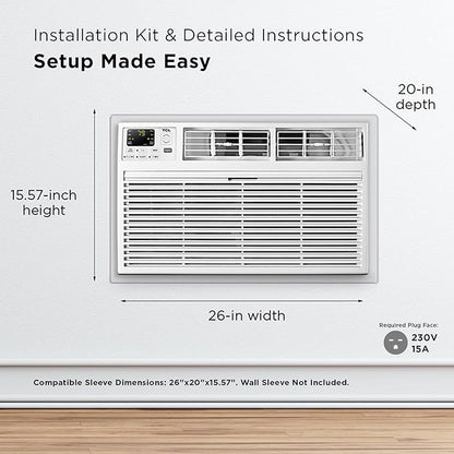 TCL H10T9EX1-A 10, 000 Smart Through-The-Wall Air Conditioner, Fan & - Image 8