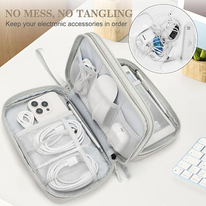 FYY Electronic Organizer, Large Travel Cable Organizer Bag Pouch Electronic - Image 5