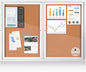 Outdoor Bulletin Board Weatherproof 48x34 in, Enclosed Bulletin Board by EVERSUPPLY