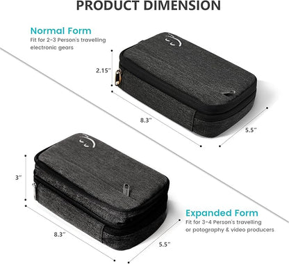 Travelkin Cord Organizer Travel, Electronic Organizer Travel Case, Cable - Image 3