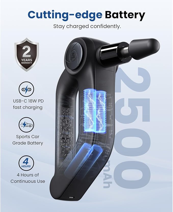 BOB AND BRAD D5 Pro Massage Gun - Image 4