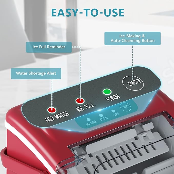 EUHOMY Countertop Ice Maker Machine - Image 4