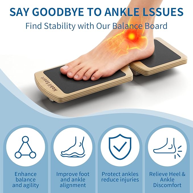 Ankle Balance Board Foot Strengthener Trainer, Single Leg Balance Board & Ankle - Image 3