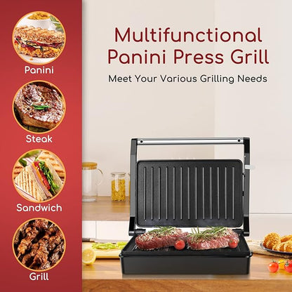 Panini Press Sandwich Maker, Aigostar 1000W Sandwich Press Grill - Image 9