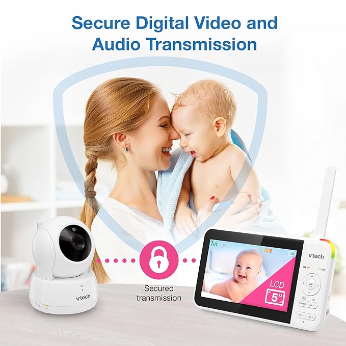 VTech VM924 No WiFi Remote Pan-Tilt-Zoom Video Baby Monitor - Image 6