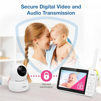 VTech VM924 No WiFi Remote Pan-Tilt-Zoom Video Baby Monitor - Image 6