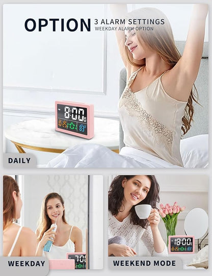 Digital Alarm Clock, with 5.5" Large LED Time Display, Adjustable Alarm Volume - Image 5