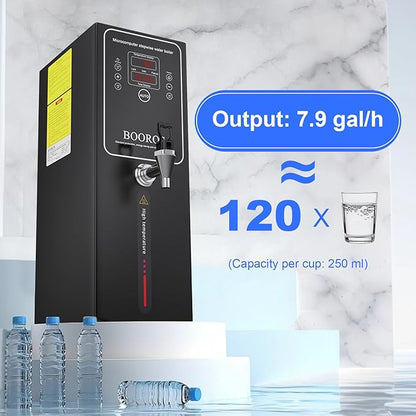 BOOROS Commercial Water Boiler 10L Hot Water Dispenser Black 1500W Commercial - Image 6