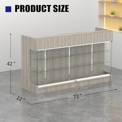 72" W x 22" D x 42" H - Image 2