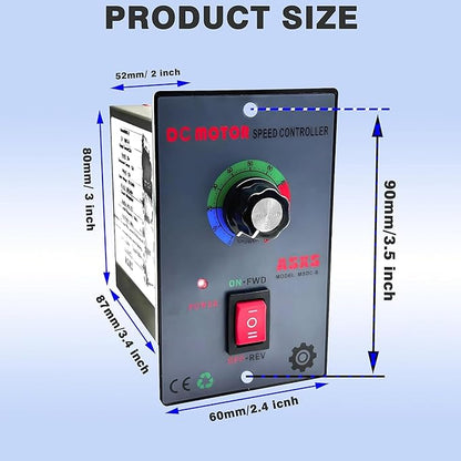 URANT DC12V - 60V/20A Motor Speed Controller, - Image 3