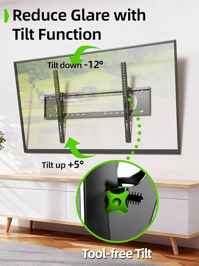 USX MOUNT Heavy Duty Tilting TV Wall Mount - Image 4