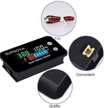 Battery Monitor12v 24v 36v 48v 60v 72v, Golf cart Battery Tester Digital - Image 3