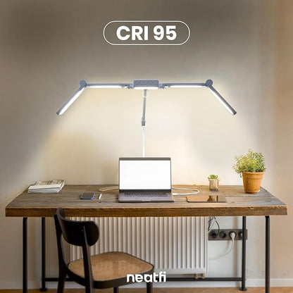 Neatfi 3, 000 Lumens LED Desk Lamp, 360 SMD LEDs, CRI 95, Adjustable Light Modes - Image 8