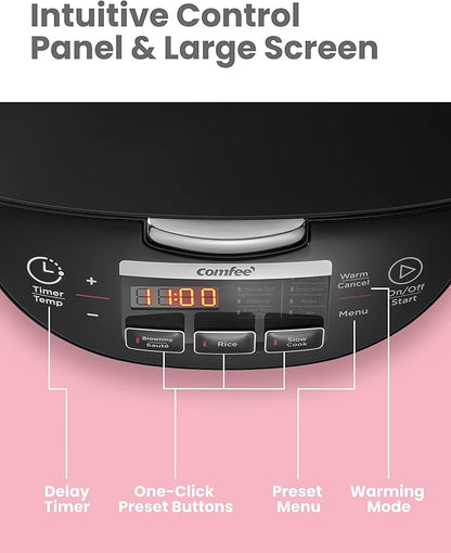 COMFEE' Rice Cooker, Japanese Large Rice Cooker - Image 4