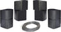 Pure Resonance Audio MC2.5B Mini Cube 2.5 inch Speaker Bundle by Pure+Resonance+Audio