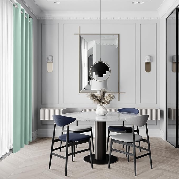 DWCN Blackout Curtains for Living Room, Room Drakening Drapes for Bedroom - Image 3
