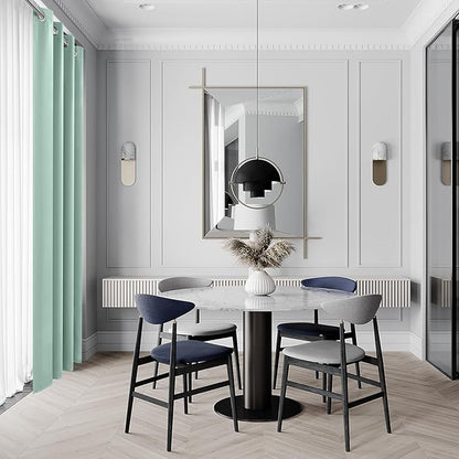 DWCN Sage Blackout Curtains for Living Room, Room Drakening Drapes for Bedroom - Image 3