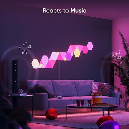 Nanoleaf Shapes LED Lights for Wall, WiFi Smart Home Wall Panel Light RGBW 16M+ - Image 3