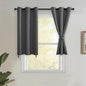 JIUZHEN Short Curtains Kitchen Half Window Blackout Curtains by JIUZHEN