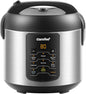 COMFEE' Compact Rice Cooker, 6-in-1 Stainless Steel Multi Cooker, Slow Cooker by COMFEE