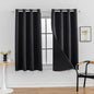 Anytime 100% Blackout Curtain 2 Panels Set, Thermal Insulated Window Drapes by Anytime