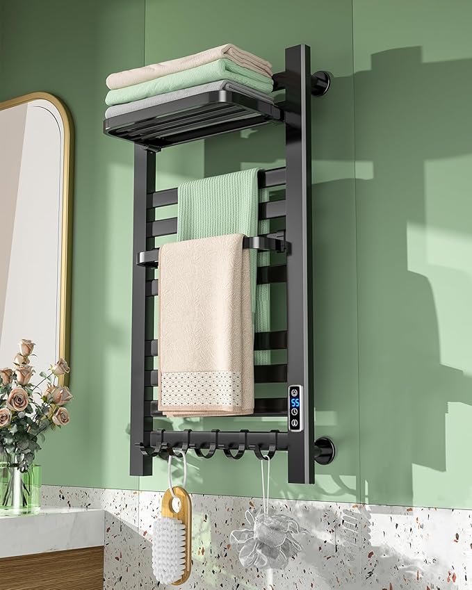 Electric Towel Warmer, Wall Mounted Heated Towel Racks - Image 5