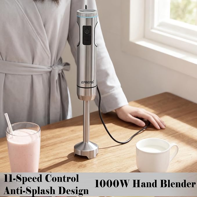 Handheld immersion Blender 11-Speed, 1000W Immersion Blender - Image 3