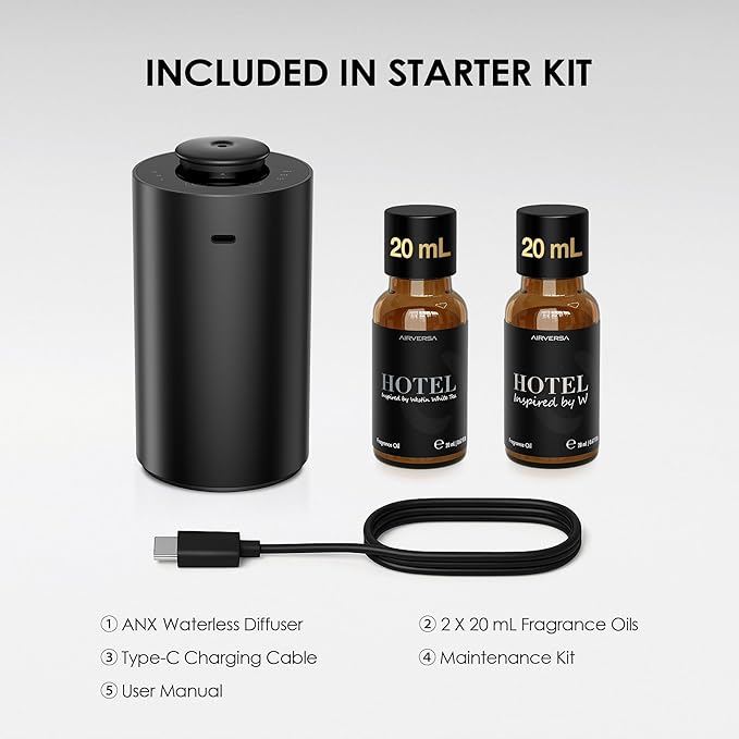 Airversa Waterless Essential Oil Diffuser Starter Kit - Image 5