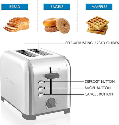 Kenmore 40606 2-Slice Toaster in Stainless Steel - Image 5