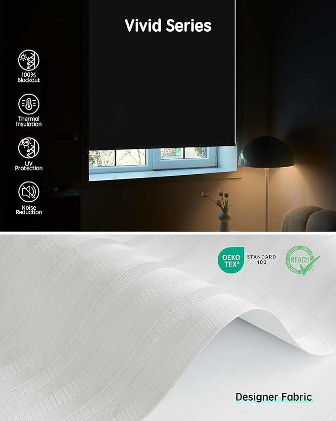 Yoolax Motorized Blinds with Remote, Smart Blinds - Image 6