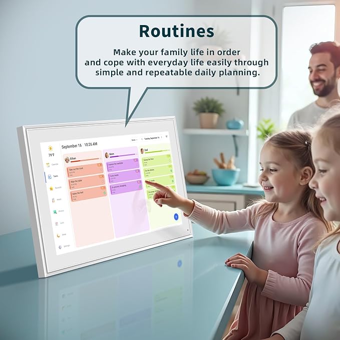 Canupdog 15.6 Inch Digital Calendar, Electronic Planner & Chore Chart - Image 6
