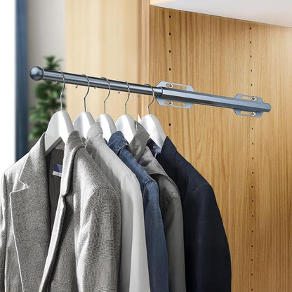 Valet Rod for Closet Pull Out, Standard Retractable closet rod organization rack by VanlonPro