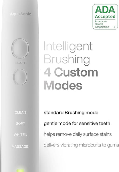 Aquasonic Vibe Series Ultra-Whitening Toothbrush – ADA Accepted Electric - Image 4