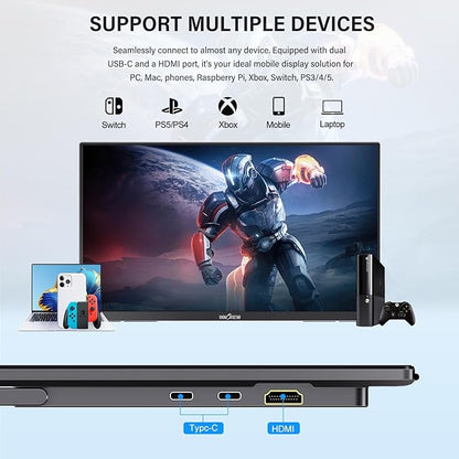 InnoView Large Portable Monitor 23.8inch FHD 1080P 144Hz USB-C, HDMI Computer - Image 6