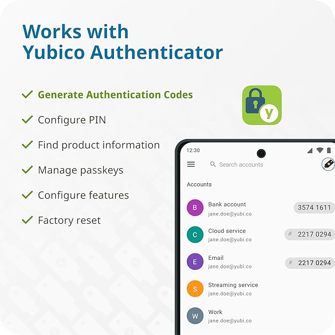 Yubico - YubiKey 5 NFC - Multi-Factor authentication Security Key and passkey - Image 8