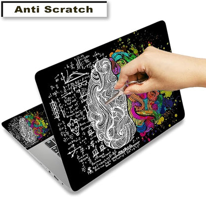 Laptop Skin Sticker Decal, Decorative Waterproof, Left & Right Brain - Image 2